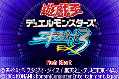 Yu-Gi-Oh! Duel Monsters Expert 3 Title Screen